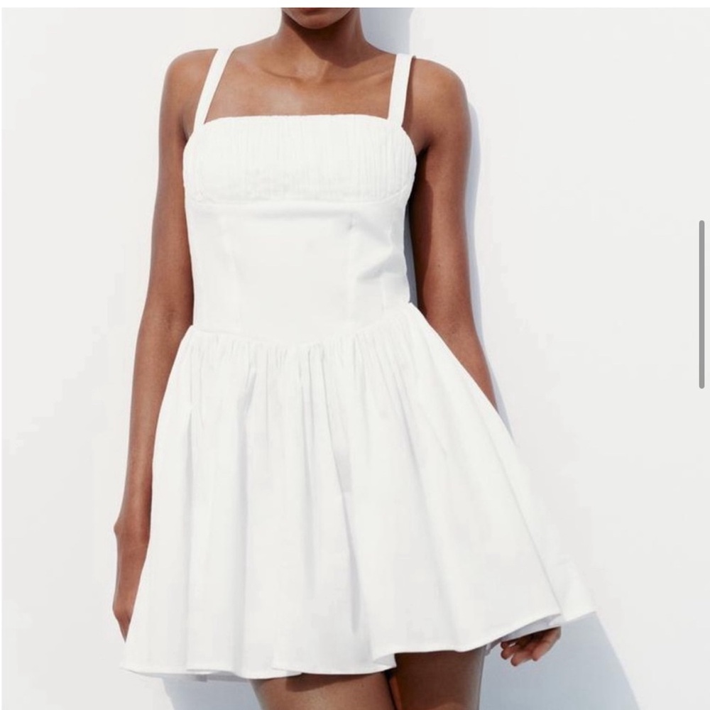 Voluminous Skirt Dress Zara